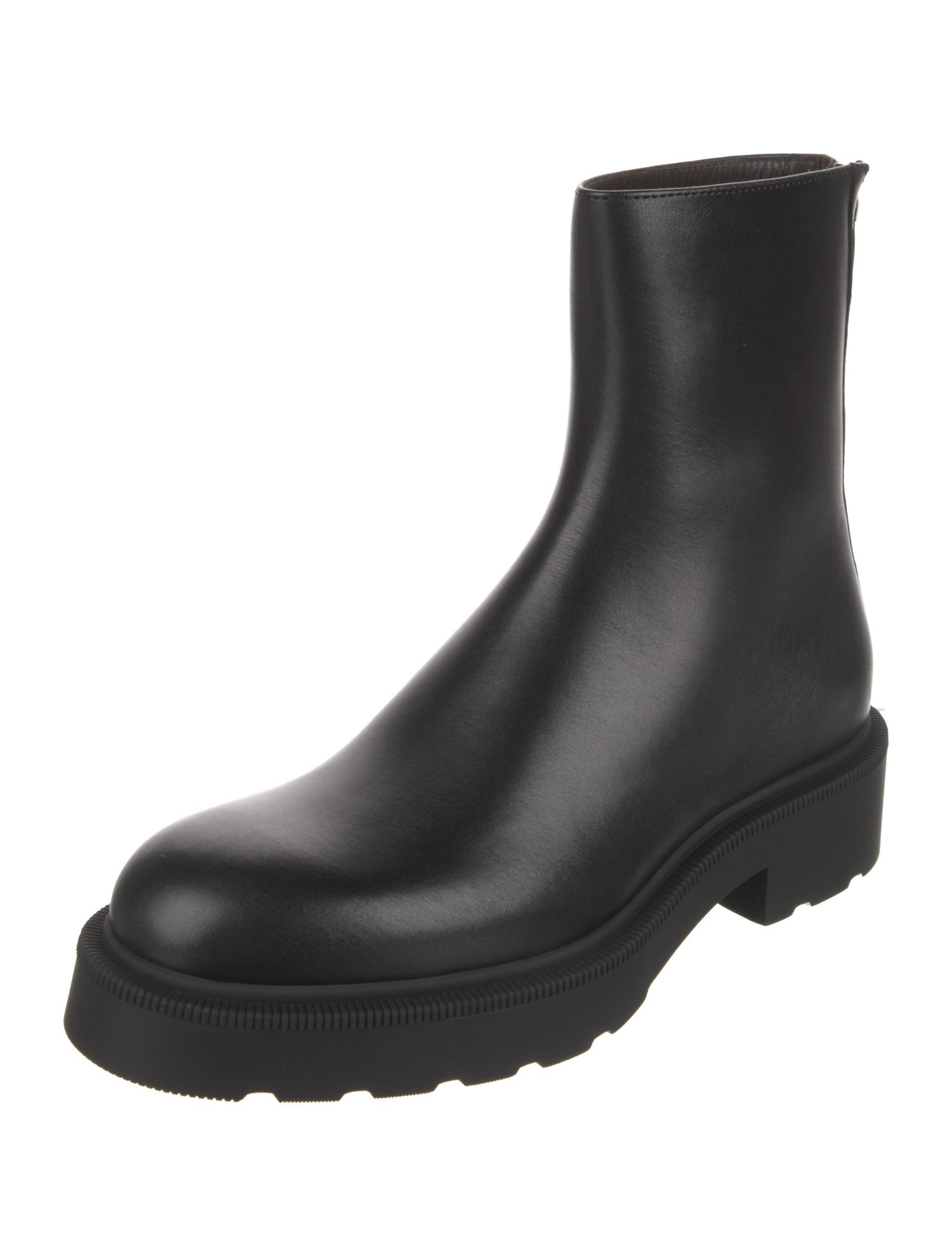 The Row Nobilis Fast Leather Rain Boots