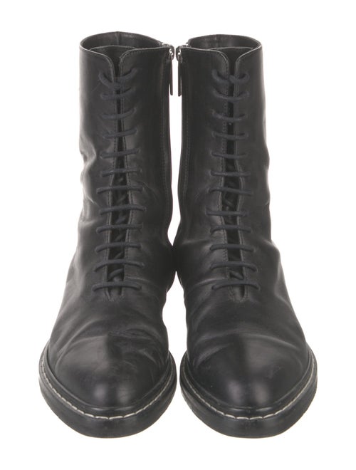 The Row Fara Leather Combat Boots