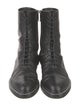 The Row Fara Leather Combat Boots