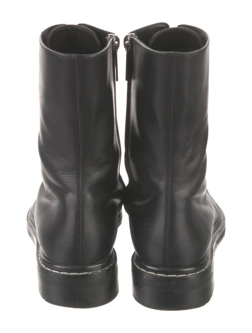 The Row Fara Leather Combat Boots