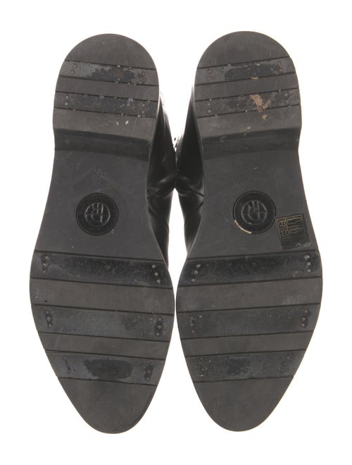 The Row Fara Leather Combat Boots