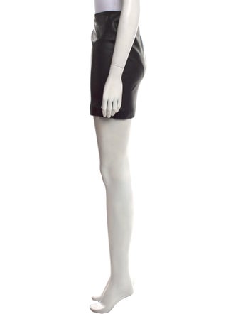 The Row Leather Mini Skirt