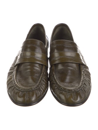 The Row Soft Eel Skin Loafers