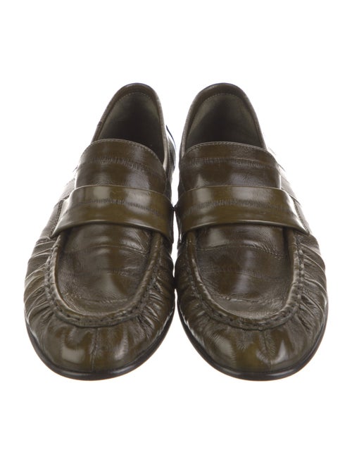 The Row Soft Eel Skin Loafers