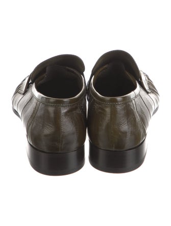 The Row Soft Eel Skin Loafers
