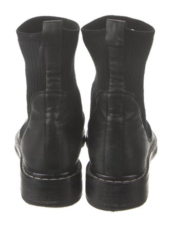 The Row Fara Leather Chelsea Boots