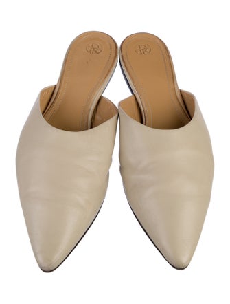 The Row Leather Mules