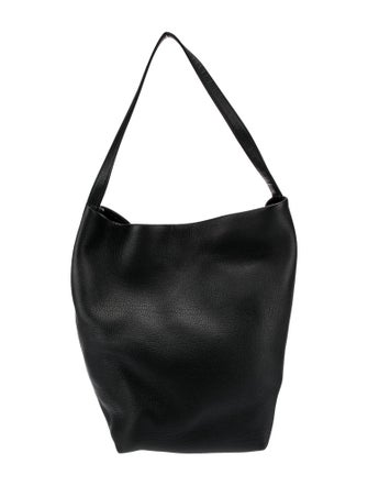 The Row Leather N/S Park Tote Large