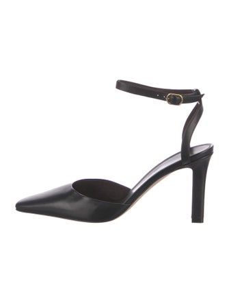 The Row Carla Leather D'Orsay Pumps