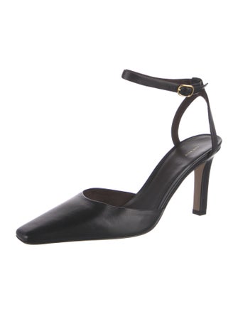 The Row Carla Leather D'Orsay Pumps