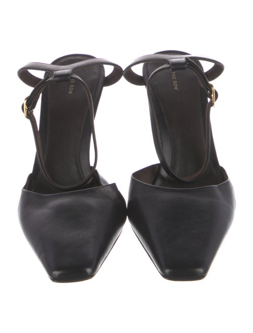 The Row Carla Leather D'Orsay Pumps