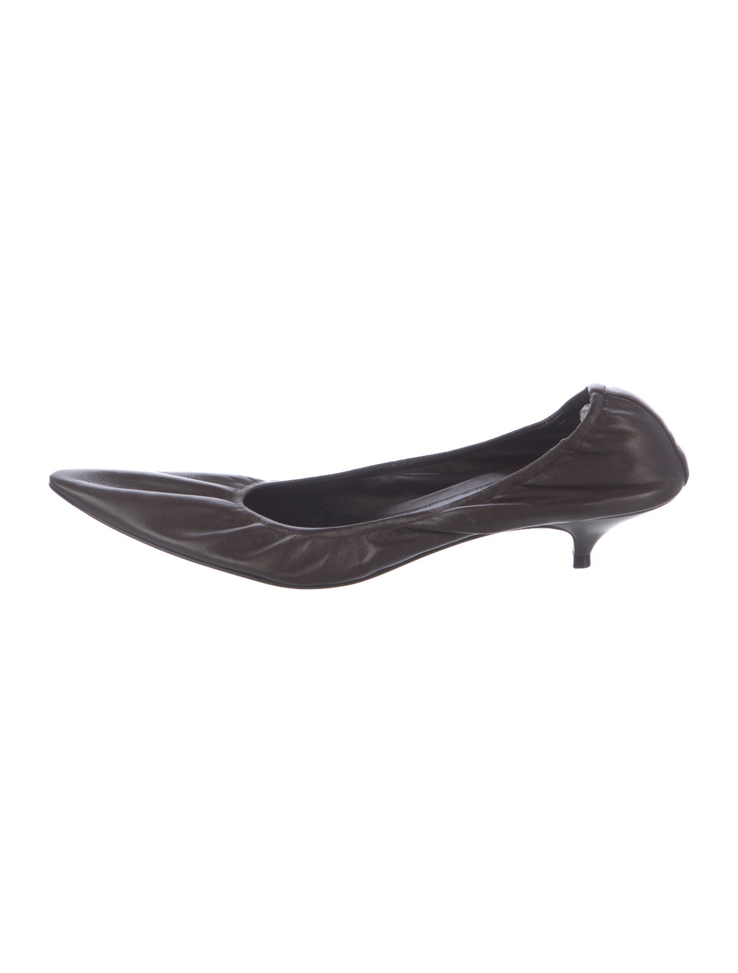 The Row Leather Ballet Flats