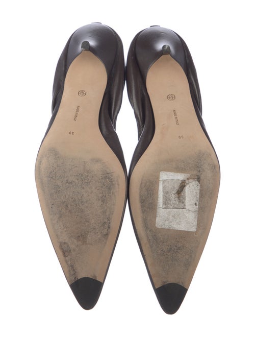 The Row Leather Ballet Flats