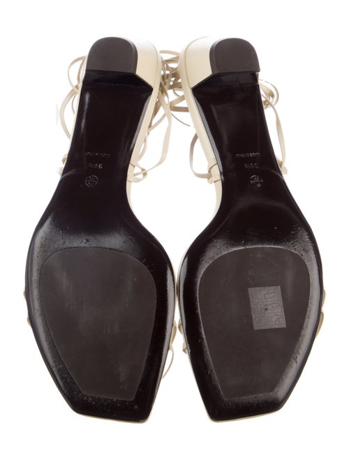 The Row Leather Slides