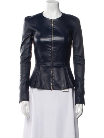 The Row Leather Biker Jacket