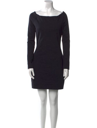 The Row Bateau Neckline Mini Dress