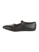 The Row Ava Leather Mary Jane Flats