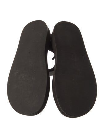 The Row Hook-and-Loop Leather Sandals