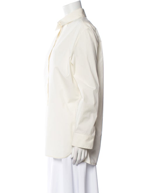 The Row Long Sleeve Button-Up Top