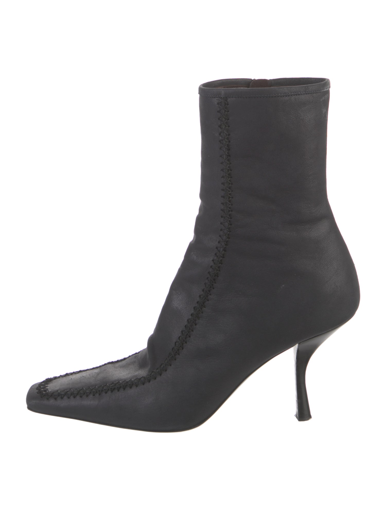 The Row Romy Leather Sock Boots
