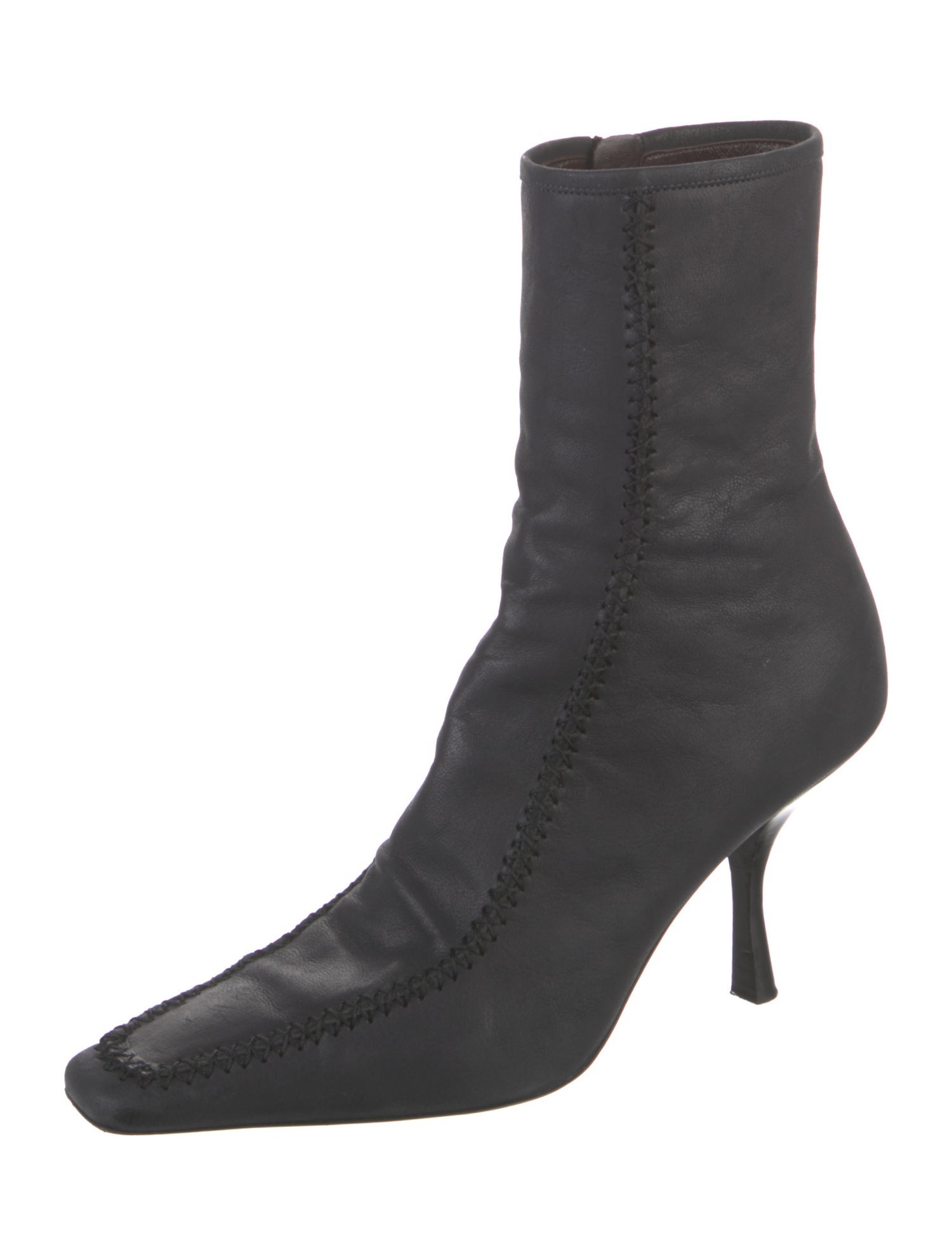 The Row Romy Leather Sock Boots
