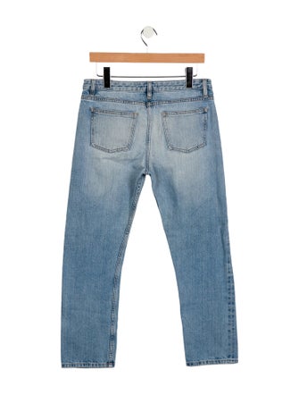 The Row Mid-Rise Straight Leg Jeans