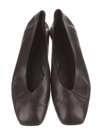 The Row Eva Leather Flats