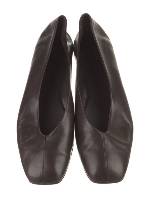 The Row Eva Leather Flats