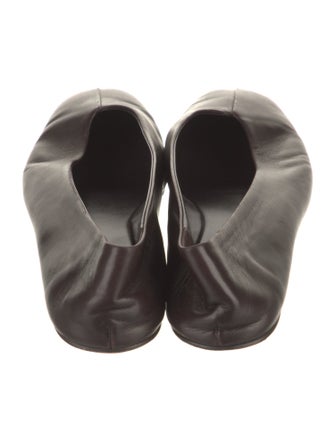 The Row Eva Leather Flats