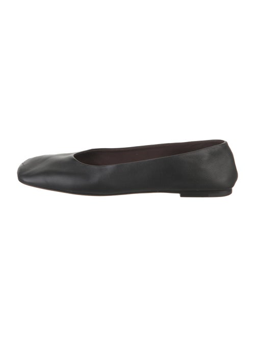 The Row Leather Ballet Flats