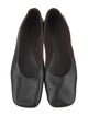 The Row Leather Ballet Flats