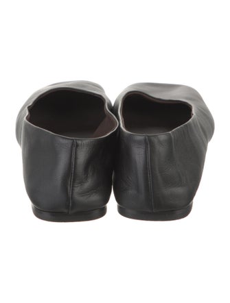The Row Leather Ballet Flats