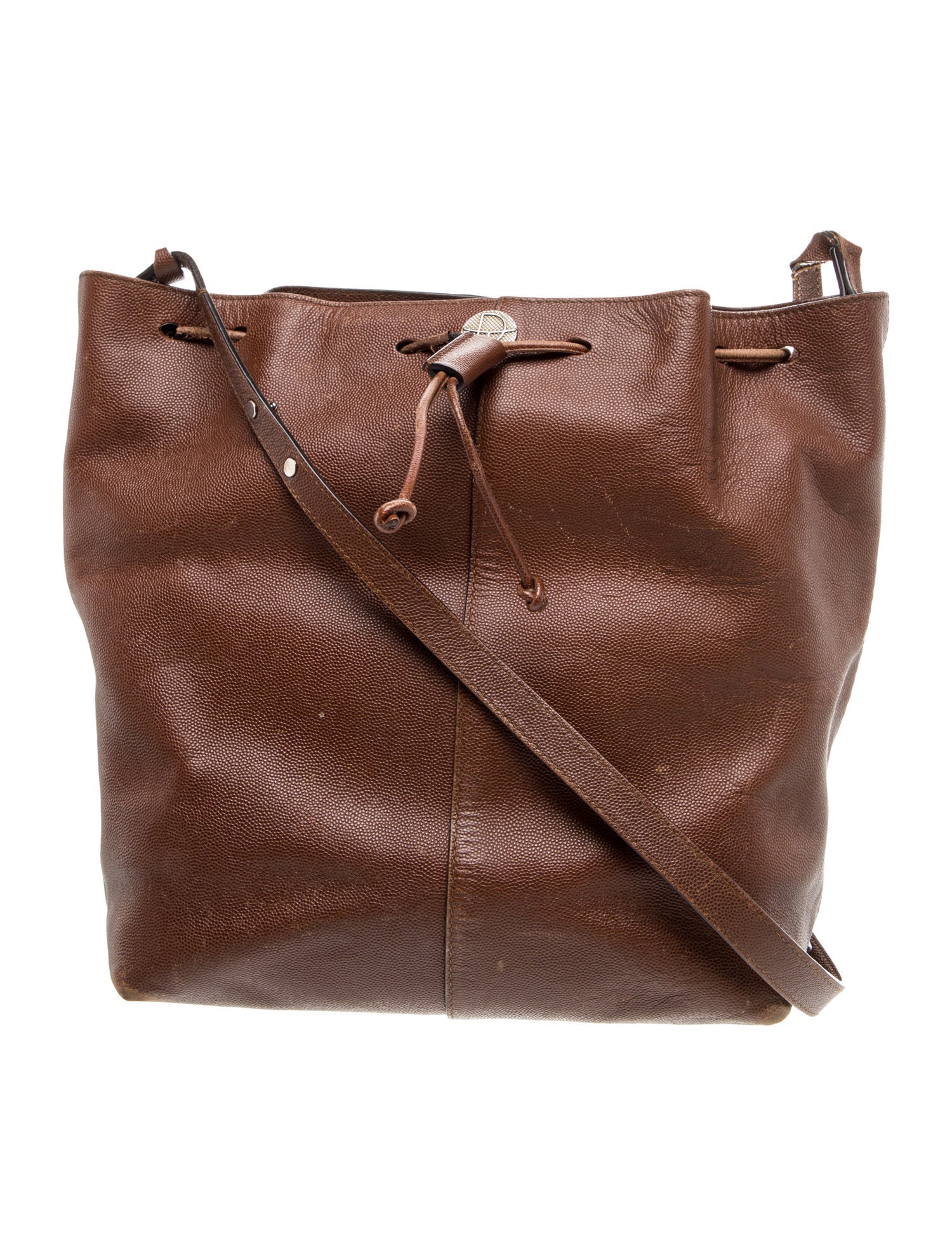 The Row Leather Bucket Bag