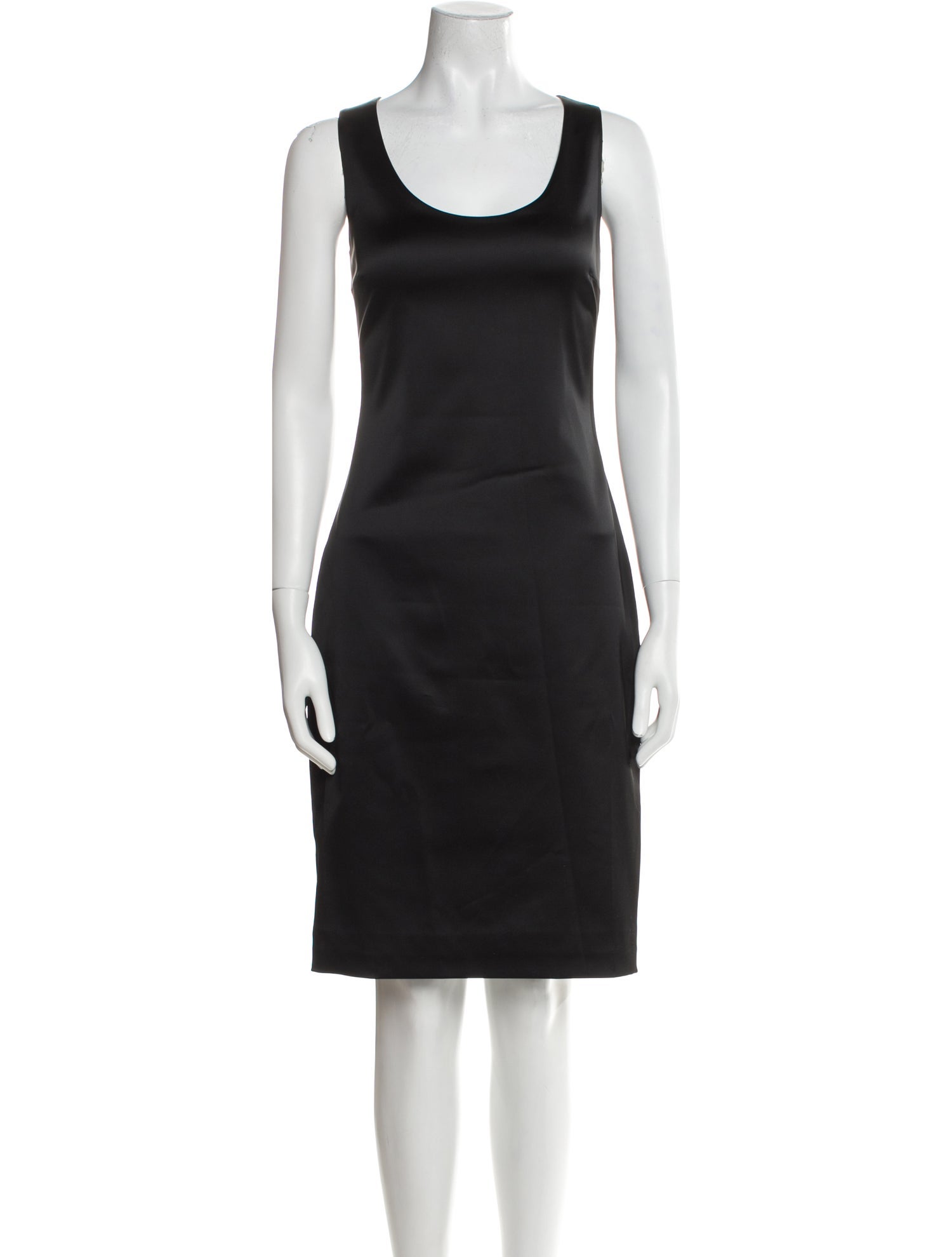 The Row Scoop Neck Knee-Length Dress