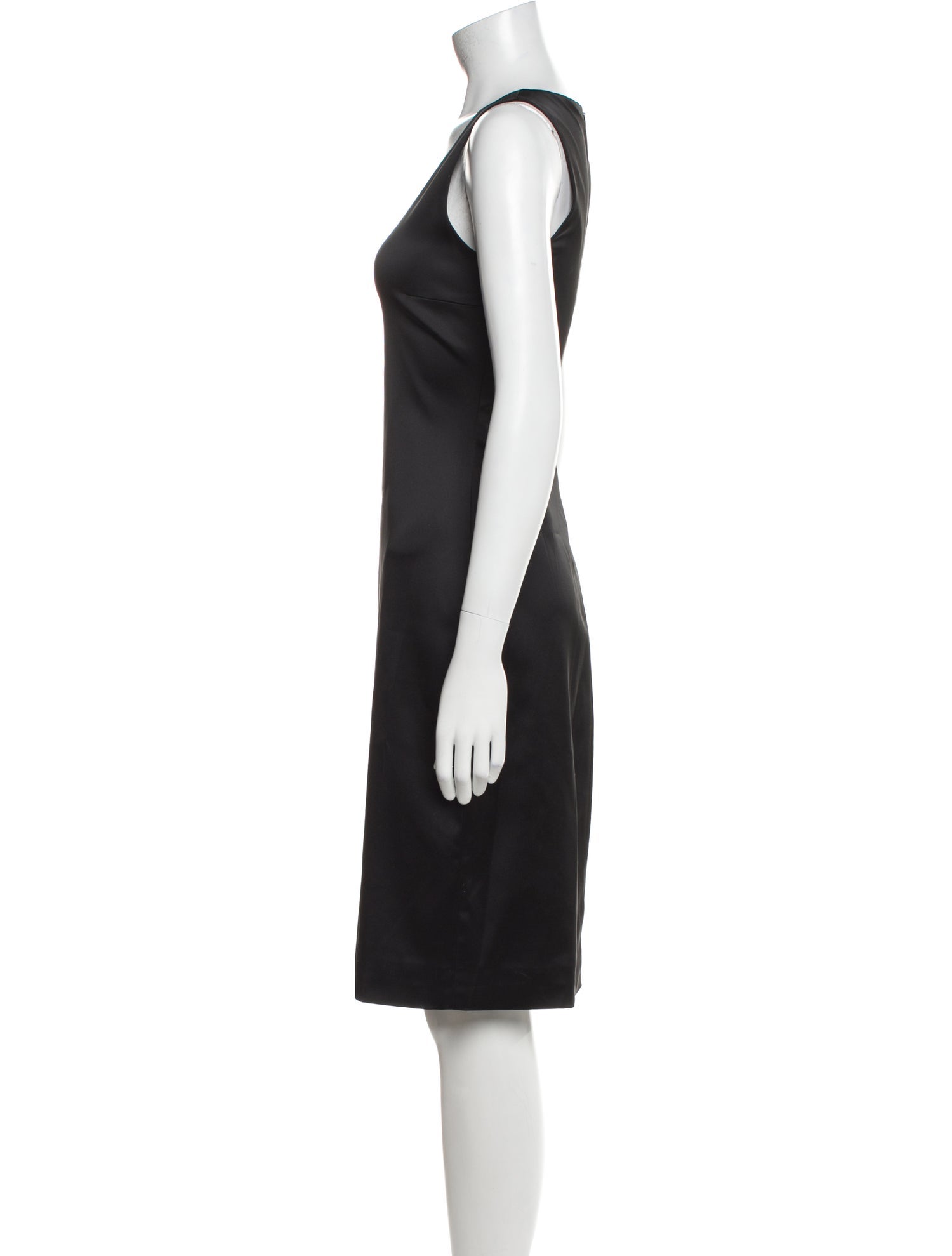 The Row Scoop Neck Knee-Length Dress