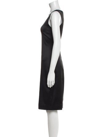 The Row Scoop Neck Knee-Length Dress