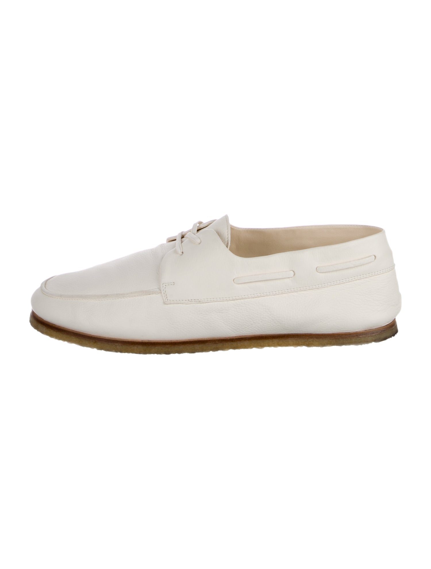 The Row Lambskin Boat Shoes