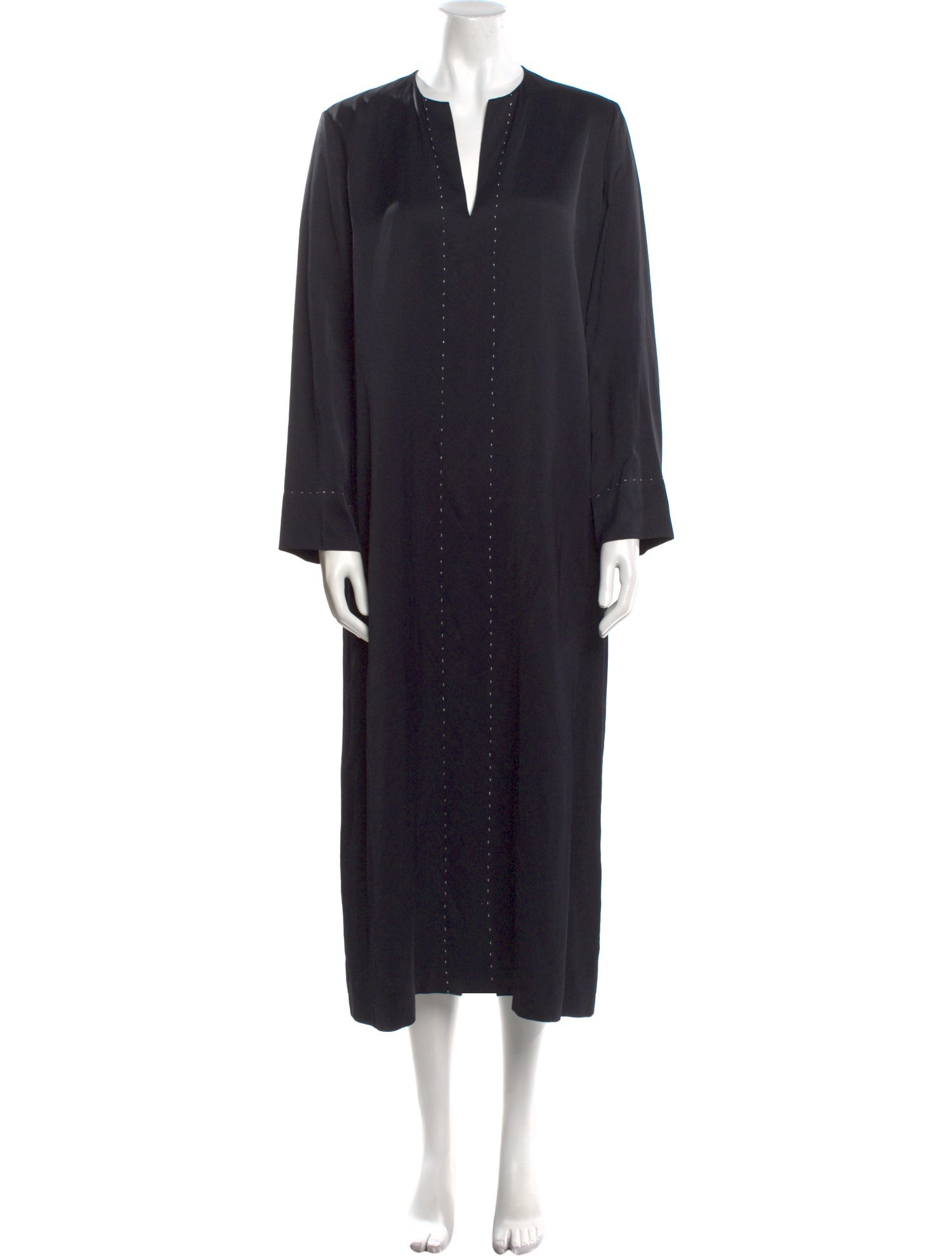 The Row V-Neck Long Dress