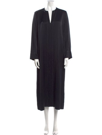 The Row V-Neck Long Dress