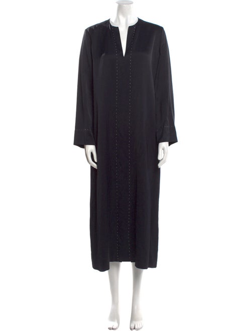 The Row V-Neck Long Dress