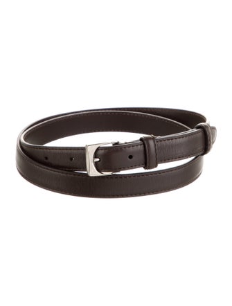 The Row Skinny Leather Belt