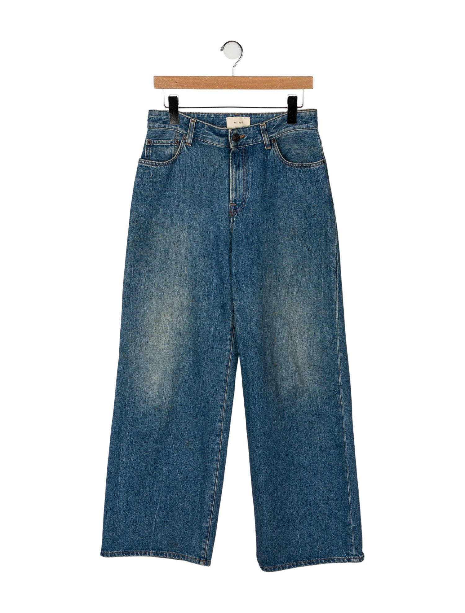 The Row High-Rise Wide Leg Jeans