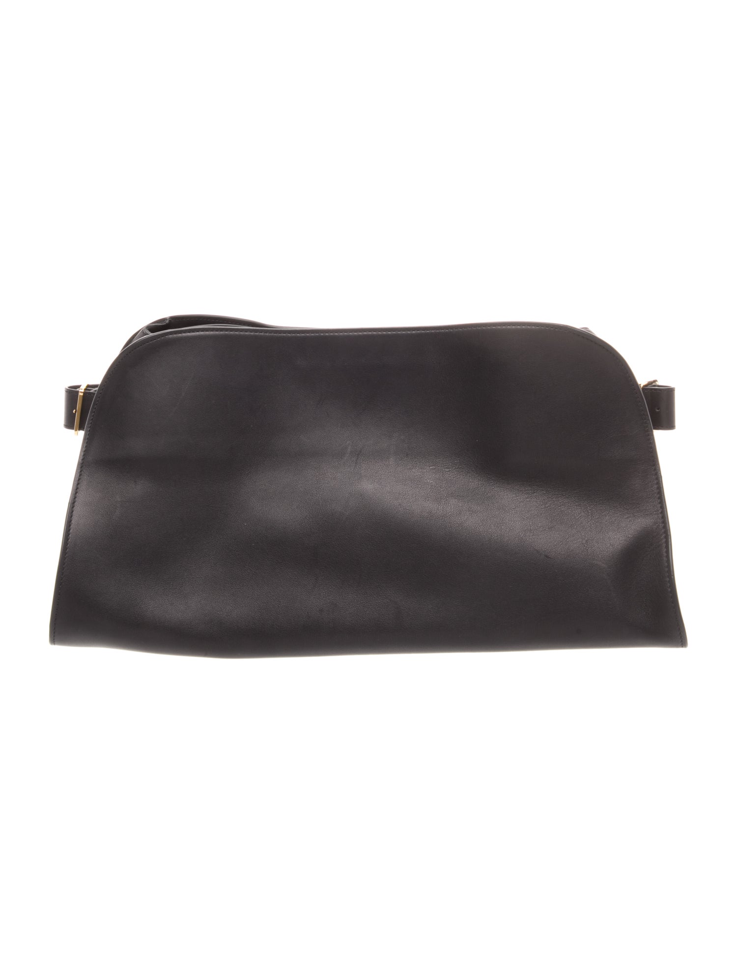 The Row Leather Clutch
