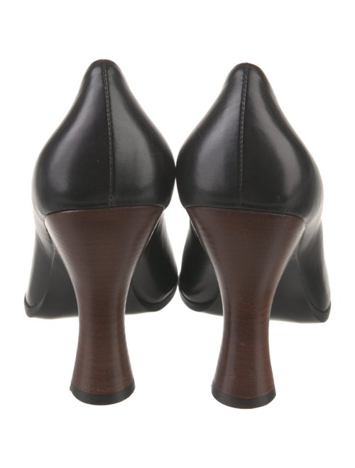The Row Jade Leather Pumps