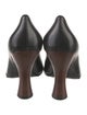 The Row Jade Leather Pumps