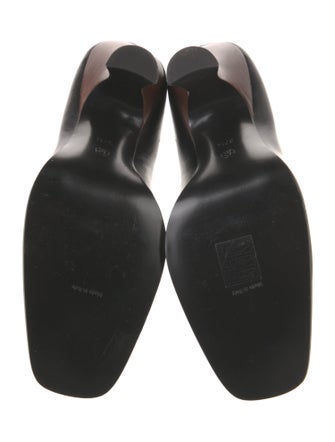 The Row Jade Leather Pumps