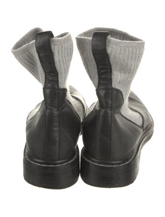 The Row Fara Leather Chelsea Boots