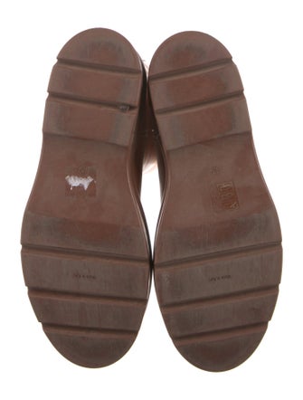 The Row Billie Leather Rain Boots