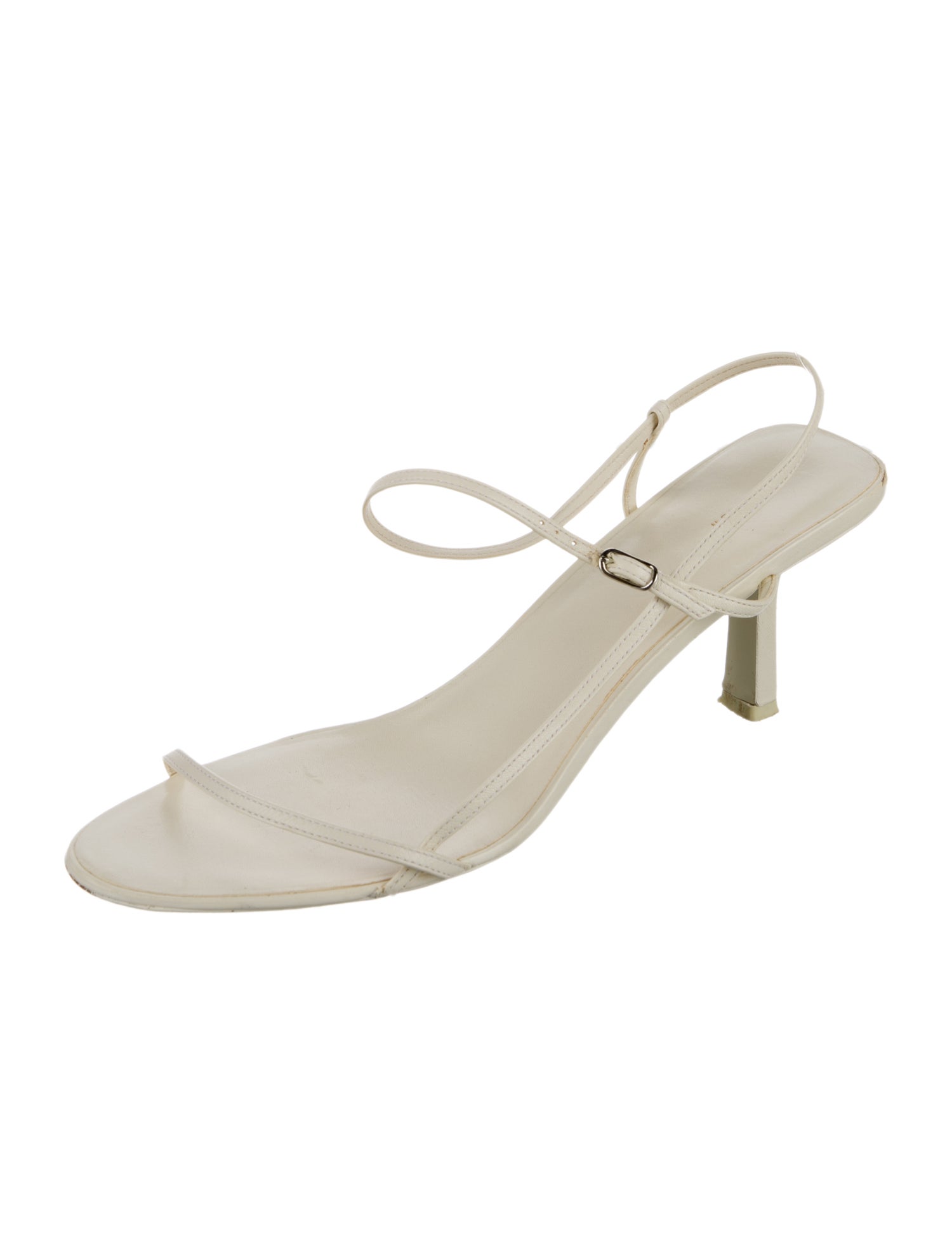 The Row Leather Slingback Sandals