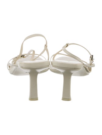 The Row Leather Slingback Sandals